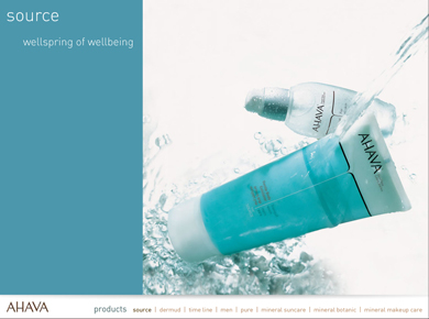 מצגת אינטראקטיבית למוצרי "אהבה" ים המלח